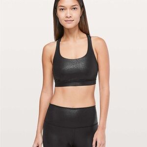 Metallic Carbon 38 Takara Sports Bra